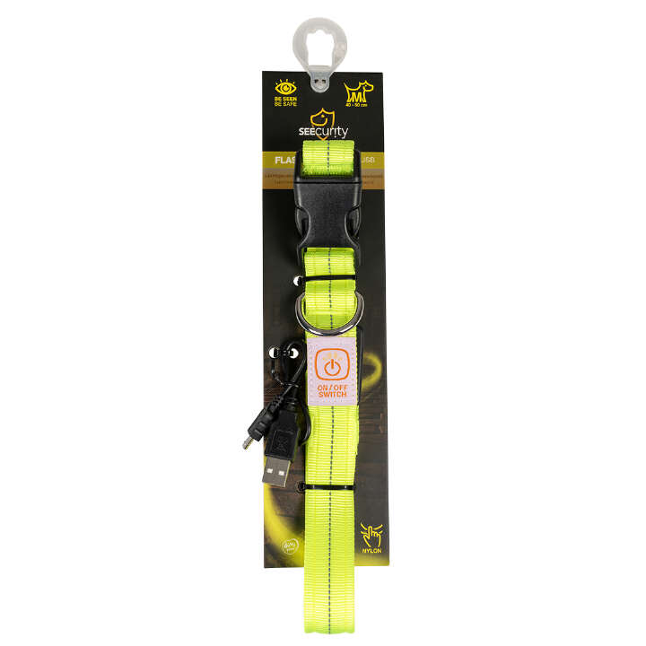 DUVO+ Hunde-Halsband Nylon Flash